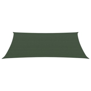 Żagiel przeciwsłoneczny, 160 g/m², ciemnozielony, 2,5x4 m, HDPE Lumarko!