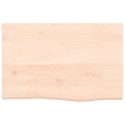 Blat stołu, 60x40x2 cm, surowe drewno dębowe Lumarko!