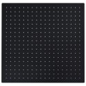 VidaXL Słuchawka prysznicowa ze stali, 50x50 cm, kwadratowa, czarna