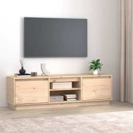 Szafka pod telewizor, 140x35x40 cm, lite drewno sosnowe Lumarko!