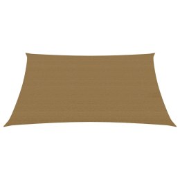 VidaXL Żagiel przeciwsłoneczny, 160 g/m², kolor taupe, 2x3 m, HDPE