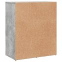 VidaXL Szafka, szarość betonu, 60x31x70 cm, materiał drewnopochodny