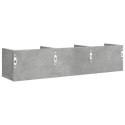 VidaXL Szafki wiszące, 2 szt., szarość betonu, 75x18x16,5 cm