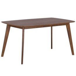 Stół do jadalni ciemne drewno 150 x 90 cm IRIS