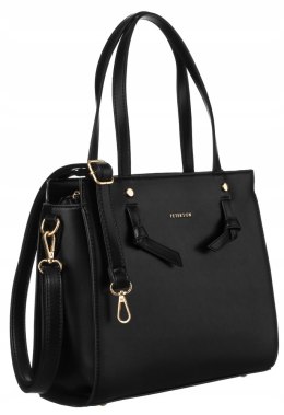 Klasyczna torebka damska ze skóry ekologicznej Lumarko!