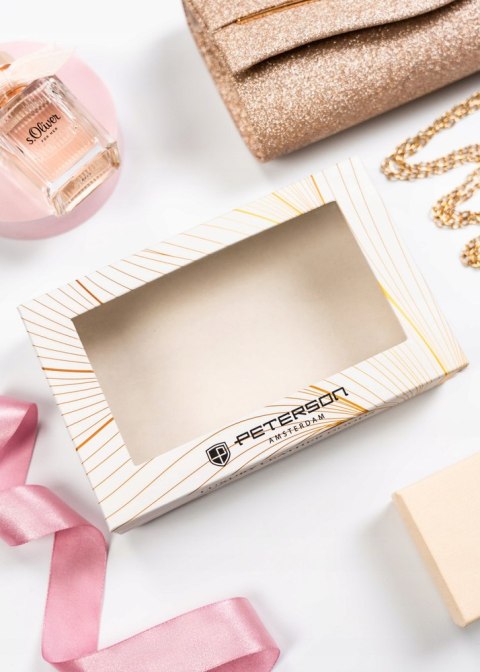 Skórzany portfel damski na zatrzask i suwak Lumarko!