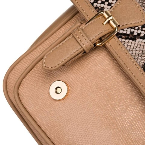 Elegancki kuferek damski ze skóry ekologicznej Lumarko!