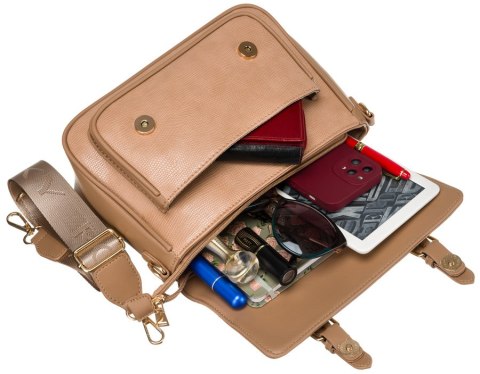 Elegancki kuferek damski ze skóry ekologicznej Lumarko!