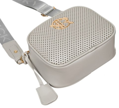 Listonoszka ze skóry ekologicznej z ażurowym panelem Lumarko!