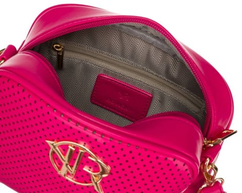 Listonoszka ze skóry ekologicznej z ażurowym panelem Lumarko!