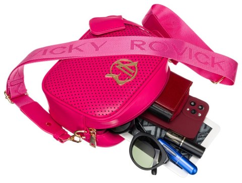 Listonoszka ze skóry ekologicznej z ażurowym panelem Lumarko!