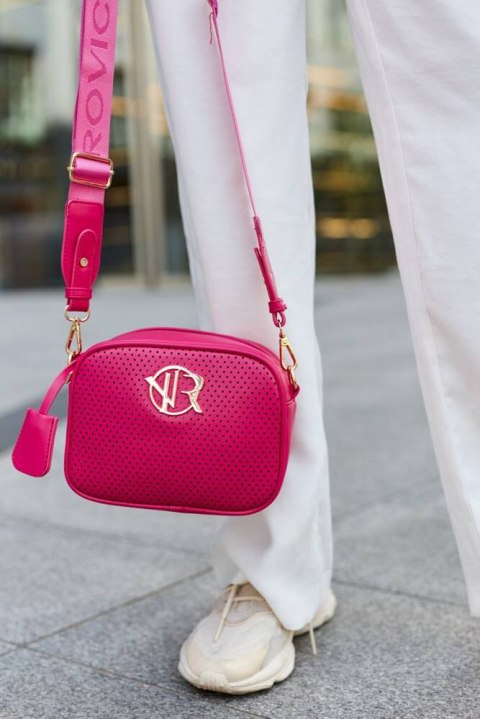 Listonoszka ze skóry ekologicznej z ażurowym panelem Lumarko!