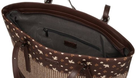 Duża shopperka damska na regulowanych uchwytach - David Jones Lumarko!