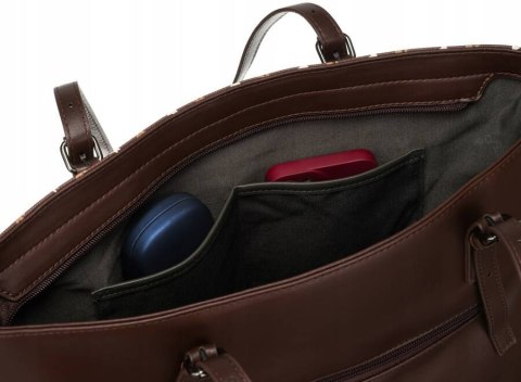 Duża shopperka damska na regulowanych uchwytach - David Jones Lumarko!