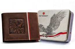 Skórzany portfel męski z ochroną kart RFID Lumarko!