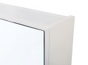 Szafka łazienkowa wisząca z lustrem 60 x 60 cm biała NAVARRA