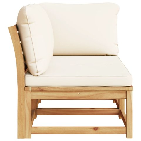 VidaXL 2-cz. zestaw wypoczynkowy do ogrodu, z poduszkami, akacjowy