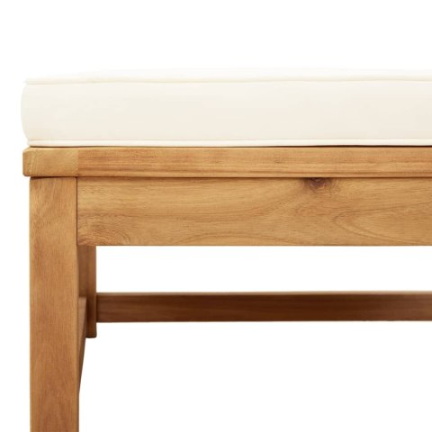 VidaXL 3-cz. zestaw wypoczynkowy do ogrodu, poduszki, drewno akacjowe