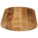 Blat stołu, 120x50x2,5 cm, owalny, surowe drewno mango Lumarko!