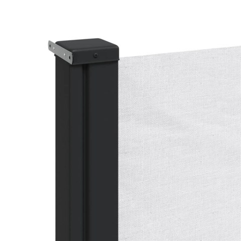 VidaXL Zwijana markiza boczna, biała, 170x300 cm