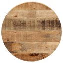 Blat stołu, Ø 50x2,5 cm, okrągły, surowe drewno mango Lumarko!