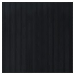 VidaXL Dywan kwadratowy, czarny, 100x100 cm, bambusowy