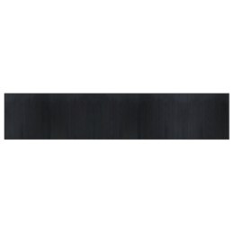VidaXL Dywan prostokątny, czarny, 100x500 cm, bambusowy