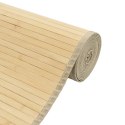 Dywan prostokątny, jasny naturalny, 100x1000 cm, bambusowy Lumarko!