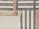 Dywan bawełniany 160 x 230 cm beżowo-czarny MURADIYE