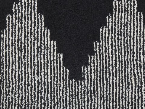 Dywan bawełniany 160 x 230 cm czarno-biały BATHINDA