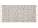 Dywan bawełniany 80 x 150 cm beżowy DIDIM