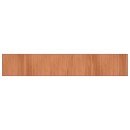 VidaXL Dywan prostokątny, brązowy, 70x400 cm, bambusowy