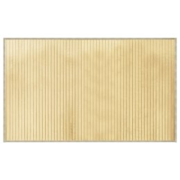 VidaXL Dywan prostokątny, jasny naturalny, 60x100 cm, bambusowy