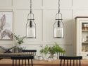 Lampa wisząca metalowa czarna BASHILO Lumarko!