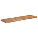Blat do stołu, 110x40x2,5cm, drewno akacjowe, naturalna krawędź Lumarko!