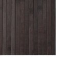 Dywan prostokątny, ciemnobrązowy, 100x500 cm, bambusowy Lumarko!