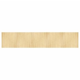 Dywan prostokątny, jasny naturalny, 100x500 cm, bambusowy Lumarko!