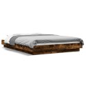 Rama łóżka, przydymiony dąb, 120x200cm, materiał drewnopochodny Lumarko!