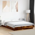 Rama łóżka, przydymiony dąb, 120x200cm, materiał drewnopochodny Lumarko!