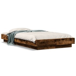 Rama łóżka, przydymiony dąb, 90x200 cm, materiał drewnopochodny Lumarko!
