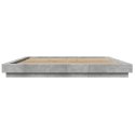 Rama łóżka, szarość betonu, 180x200 cm, materiał drewnopochodny Lumarko!