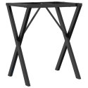 Nogi do stołu w kształcie litery X, 60x50x73 cm, żeliwo Lumarko!