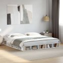 Rama łóżka, biała, 200x200 cm, materiał drewnopochodny Lumarko!