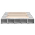 Rama łóżka, szarość betonu, 160x200 cm, materiał drewnopochodny Lumarko!