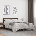VidaXL Rama łóżka, brązowy dąb, 120x190 cm, materiał drewnopochodny