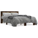 Rama łóżka, przydymiony dąb, 120x200 cm Lumarko!