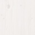 VidaXL Donica ogrodowa, biała, 70x70x72 cm, lite drewno sosnowe