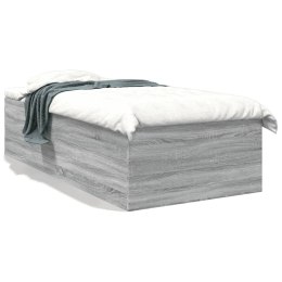 Rama łóżka, szary dąb sonoma, 90x190cm, materiał drewnopochodny Lumarko!