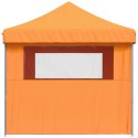 VidaXL Namiot imprezowy typu pop-up z 4 ściankami, pomarańczowy