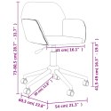 Obrotowe krzesło biurowe, jasnoszare, tapicerowane tkaniną Lumarko!